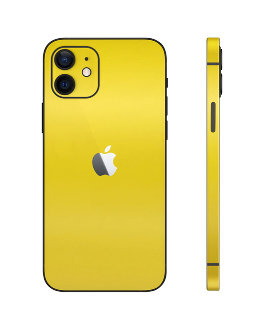 iPhone 12 Mini ''Super Yellow'' Matte Skin