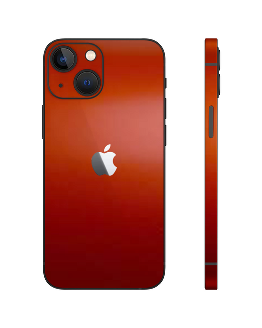 iPhone 13 ''Fireman Red'' Matte Skin