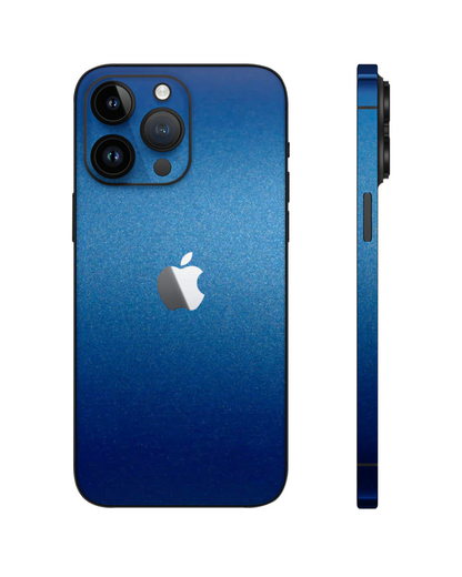 iPhone 15 Pro ''Blue Majesty'' Matt Metallic Skin